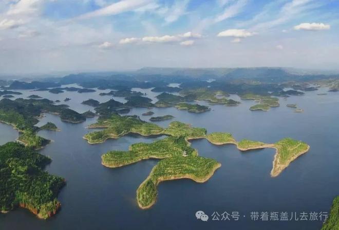 西南最大人工湖，203个岛屿拼出一个“寿”字也太神奇了！